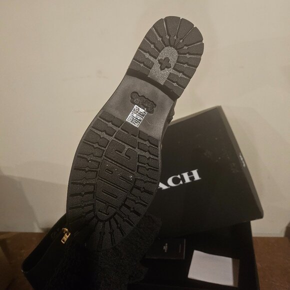 Coach Black Knee-High Boots - Picture 2 of 3